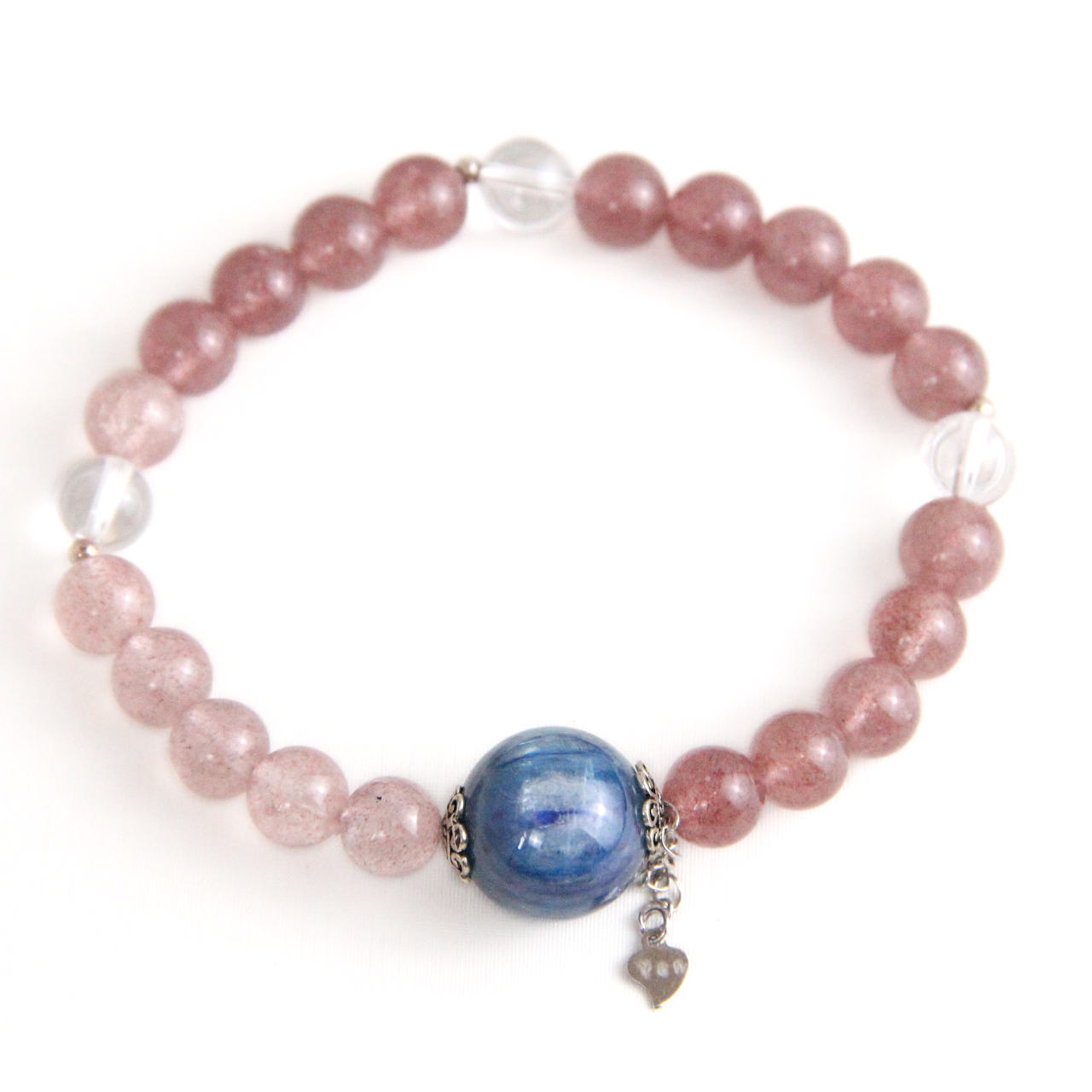 YAN Pink Bracelet Kyanite & Strawberry Quartz Small Bracelet Style