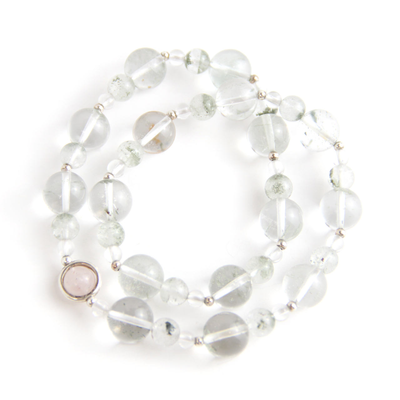 YAN Crystal Bracelet Phantom Quartz Long Bracelet Style