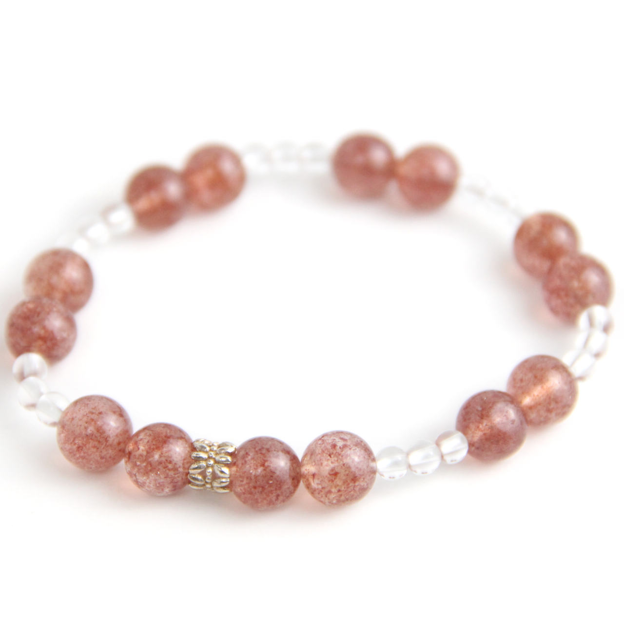 YAN Strawberry Quartz Bracelet Small Bracelet Style