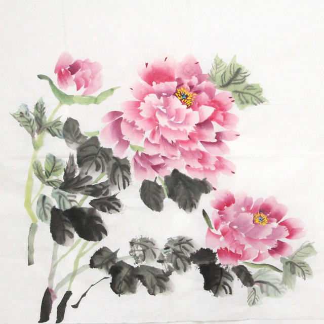 YAN Art Chinese painting draft crysanthemums ws