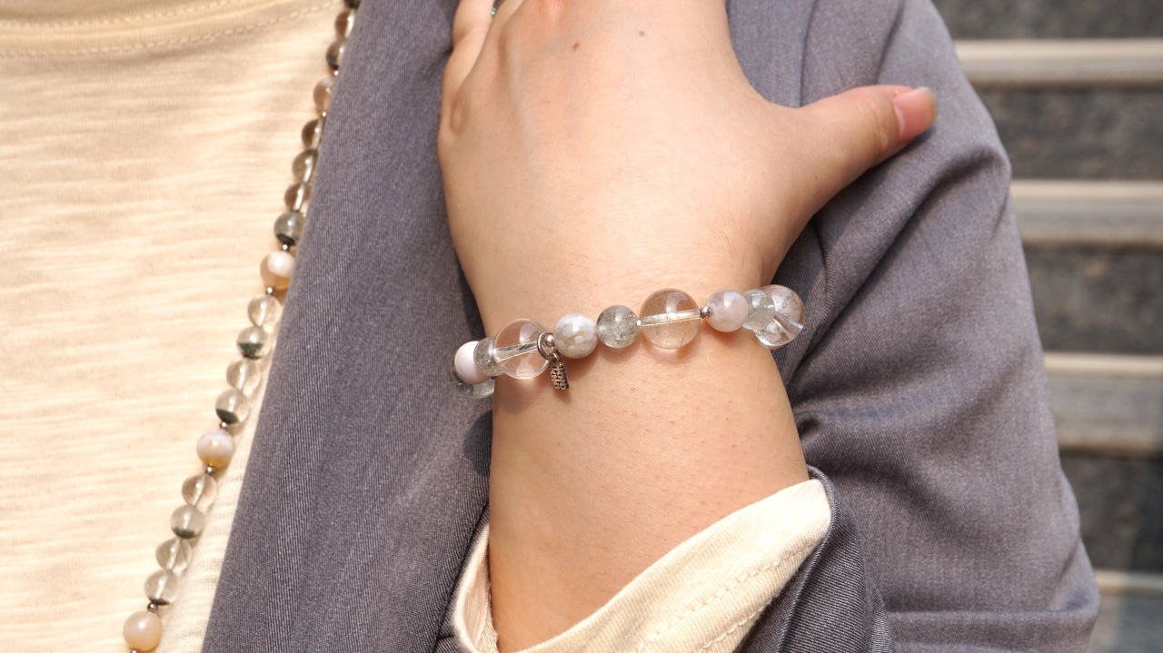 Gemstone Pendant Bracelets, Silver Pendant & Bead Bracelet Jewelry